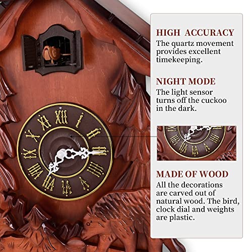 Vintage Wood Cuckoo Clock by Kendal for Living Room Decor
| Handcrafted Kendal Vintage Cuckoo Clock MX317 for Home Deco