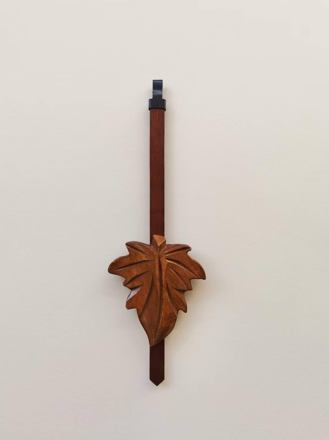 Cuckoo Clock Pendulum |5" New Brown Maple Leaf Style 7 1/2" Length