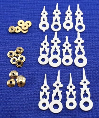 Regula White Cuckoo Clock Hands Set for Decor, 60-80mm, 12 Pieces with Hardware
| Regula 12-Piece White Cuckoo Clock Ha