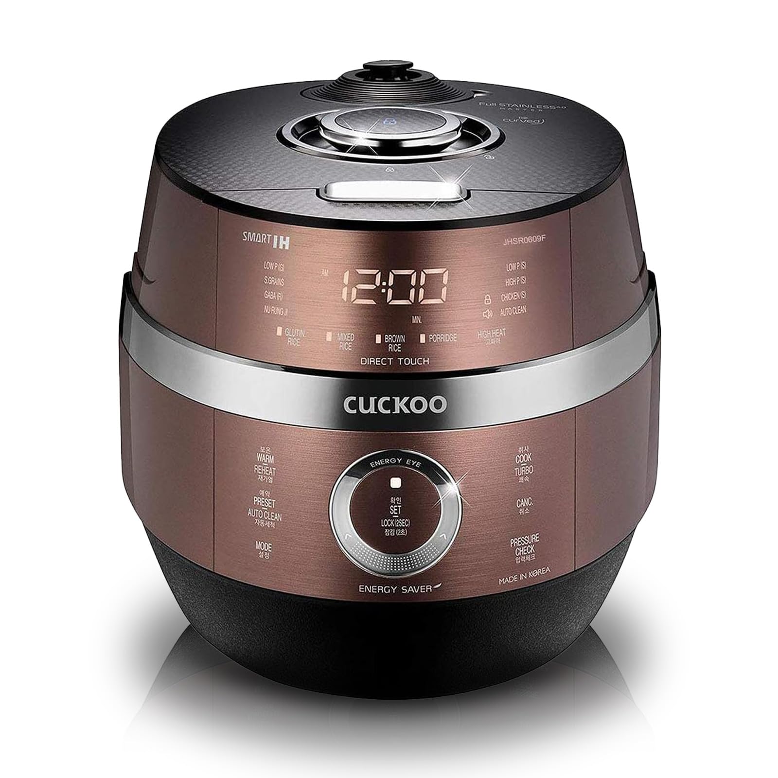 Cuckoo CRP-JHR1009F 20-Cup Cooked Pressure Rice Cooker with Nonstick Pot for Busy Families
| Cuckoo CRP-JHR1009F 10-Cup
