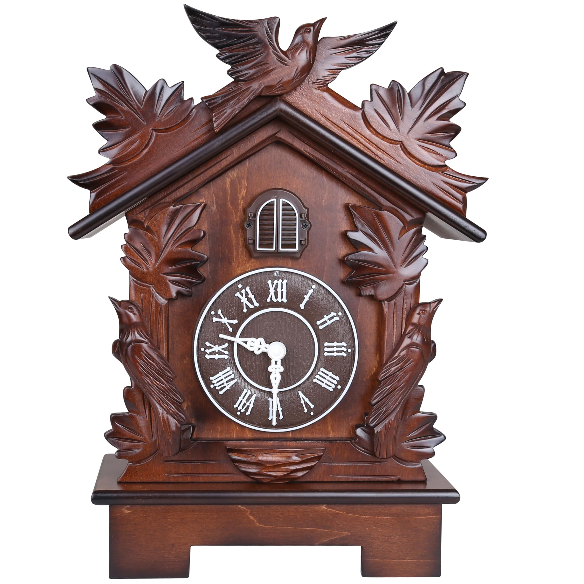Kendal Large Handcrafted Wood Cuckoo Clock MX23-2 for Home Decor with Singing Bird & Black ForestDecoration  
Kendal Lar